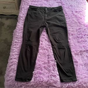 Women’s Black American Eagle Highest Rise Jegging Size 18 Short